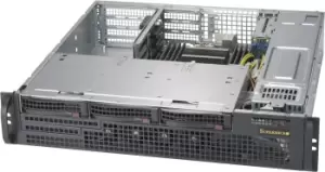 Image of CSE-825MBTQC-R802WB - Rack - Server - Black - 2U - HDD,LAN,Power,System - BSMI CCC CE/EMC FCC class A TUV/CB UL/CUL