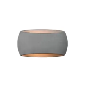 Image of Dobrich Up Down Wall Light Concrete 1x e27
