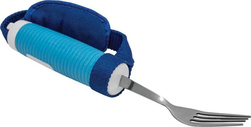 Image of Aidapt Weight Adjustable Bendable Cutlery Fork Blue