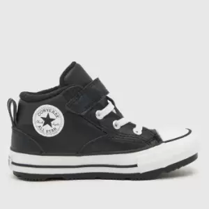 Image of Converse Black & White Ctas Malden Toddler Trainers