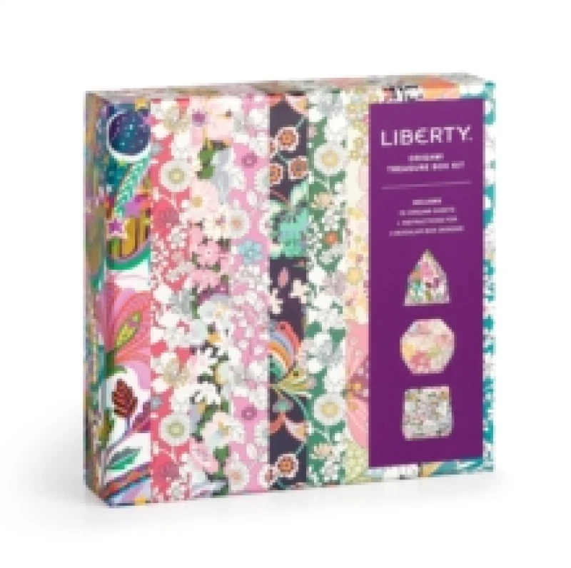 Image of Liberty Origami Treasure Box Kit. Novelty book. By Galison Books