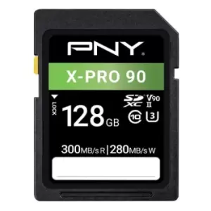 Image of PNY X-PRO 90 128GB SDXC UHS-II Class 10