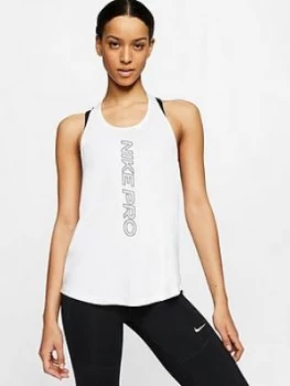 Image of Nike Pro Training Elastika Tank Top - White Size M Women