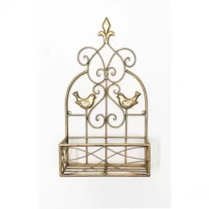 Image of Small Gold Wall Planter