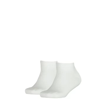 Image of Tommy Hilfiger Sneaker Socks 2 Pack Juniors - White