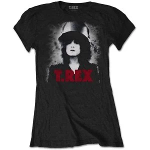 Image of T-Rex - Slider Womens Medium T-Shirt - Black