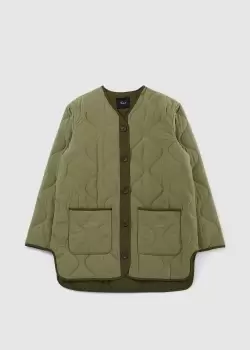 Image of Rails Womens Elin Quilted Coat In Sage