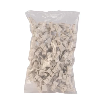 Image of TUK Ltd SPEEDY RJ45 PS6WH#100 White strain relief boot Cat 6 plug ...