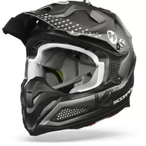 Image of Scorpion VX-22 Air Ares Matt Black-Silver Offroad Helmet XL