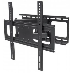 Image of Manhattan Monitor/TV Wall Mount Full Motion (3 pivots & tiltable) 1 screen 32-55" Vesa 200x200 to 400x400 Max 50kg Black Box
