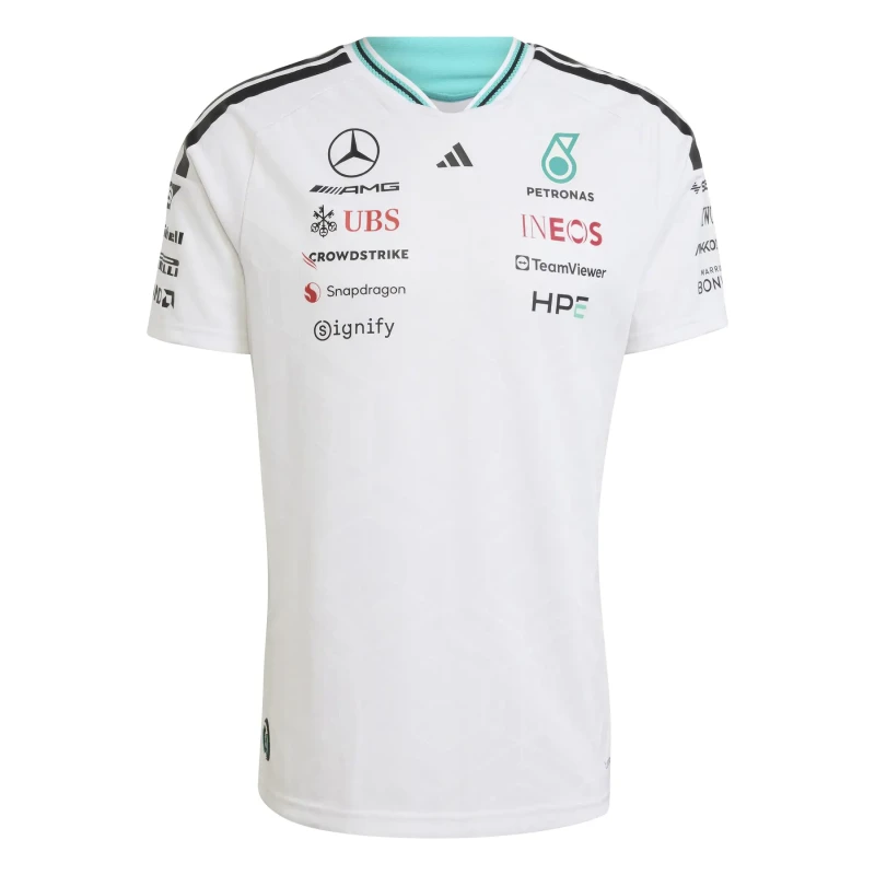 Image of Adidas Authentic Mercedes AMG Jersey Petronas Formula One Team Driver Blanc Male S KE5324