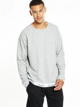 Image of Calvin Klein Branded Waist Lounge Top - Grey