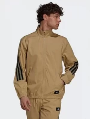 Image of adidas Sportswear Future Icons Woven Track Top, Black, Size S, Men