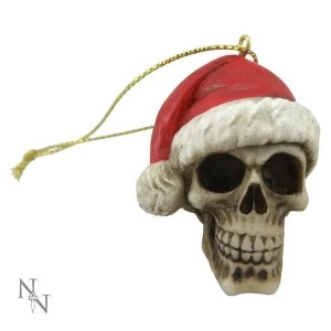Image of Silent Night Skull Set Of 12 Baubles