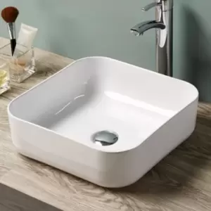 Image of Square Small Countertop Basin 385mm - Dover