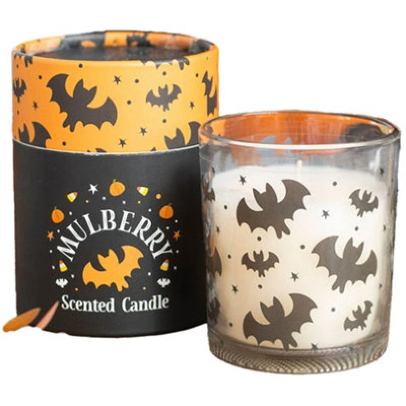 Image of Something Different Something Different Mulberry Bats Scented Candle in White White One Size Unisex 5063806045052