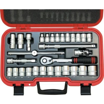 Image of Kennedy-pro - MM Single Hex Socket Set 1/2' Sq Dr 30PC