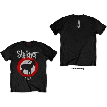 Image of Slipknot - Iowa Goat Unisex Large T-Shirt - Black