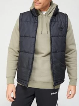 Image of adidas Padded Gilet - Navy, Black, Size XS, Men