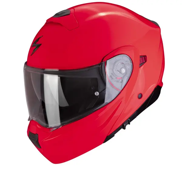 Image of Scorpion Exo-930 Evo Solid Red Fluo Modular Helmet M