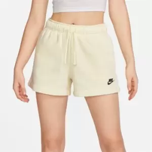 Image of Nike Sportswear Essential French Terry Shorts Womens - White