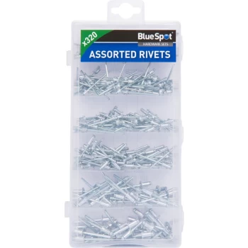Image of 40596 320 Piece Assorted Blind Rivet Set - Bluespot