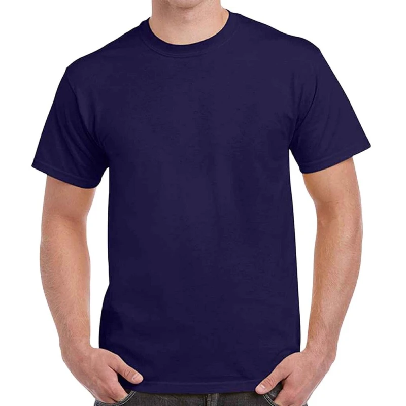 Image of Gildan Mens Heavy Cotton T-Shirt in Cobalt Size: Medium Cobalt Male M