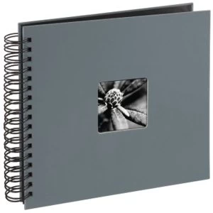Image of Hama Fine Art Spiralbound Album, 28 x 24 cm, 50 Black pages, grey