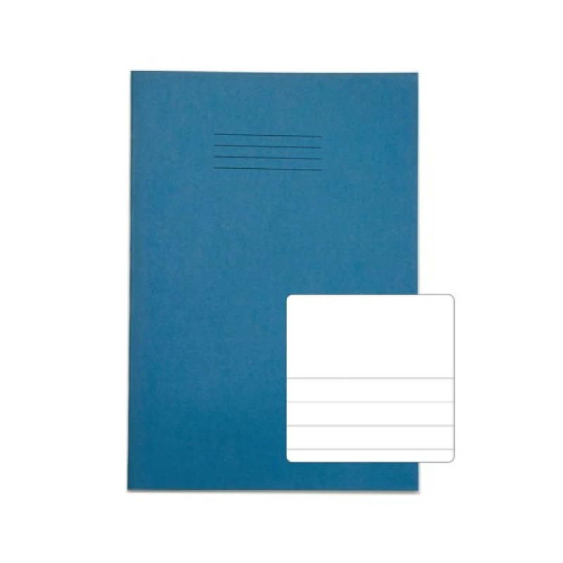 Image of Rhino A4+ Exercise Book 48 Page TBF12 Light Blue (50 Pack) VDU048-400-6