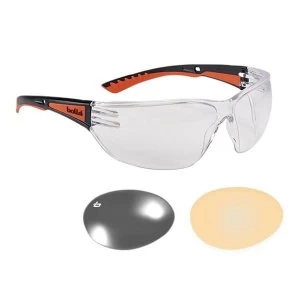 Image of Bolle Safety SLAM+ PLATINUM Safety Glasses - CSP