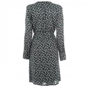 Image of Velvet Chall Dress - Multi