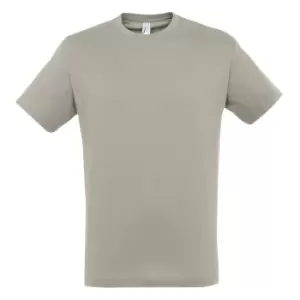 Image of SOLS Mens Regent Short Sleeve T-Shirt (XL) (Light Grey)
