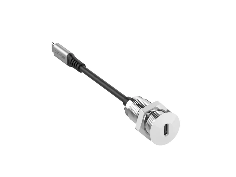 Image of Vivolink PROUSBCMF0.3SOCKET-W USB cable USB 3.2 Gen 2 (3.1 Gen 2) 0.3