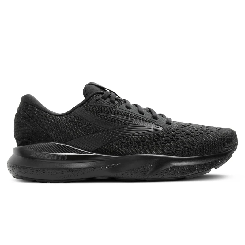 Image of Brooks Brooks Adrenaline GTS 24 Mens Black/black/ebony - Black / Standard / 11