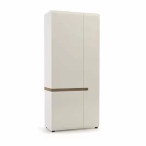 Image of Chelsea Bedroom 2 Door Wardrobe, White Gloss
