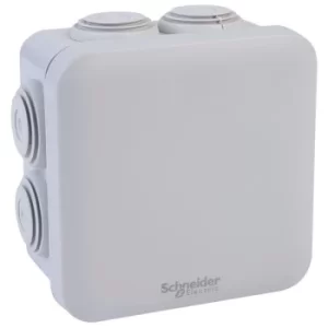 Image of Schneider Electric ENN05004 IP55 Junction Box Grey 80x80x45mm