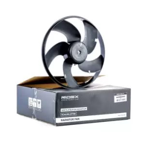 Image of RIDEX Cooling Fan PEUGEOT 508R0003 125383,1253F3,125479 Radiator Fan,Fan, radiator 125492