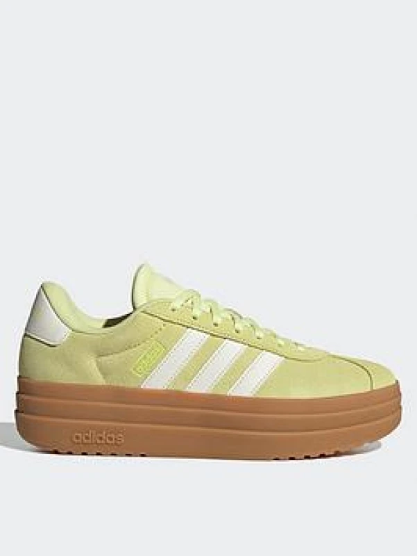 Image of adidas VL Court Bold Trainers in Light Green Light Green UK 3.5 (EU 36)