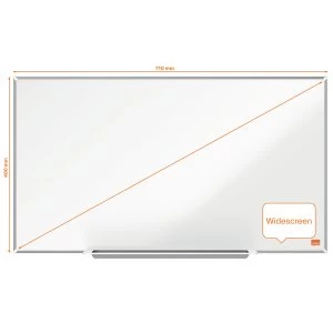 Image of Nobo Impression Pro 710x400mm Widescreen Nano Clean Magnetic Whiteboar