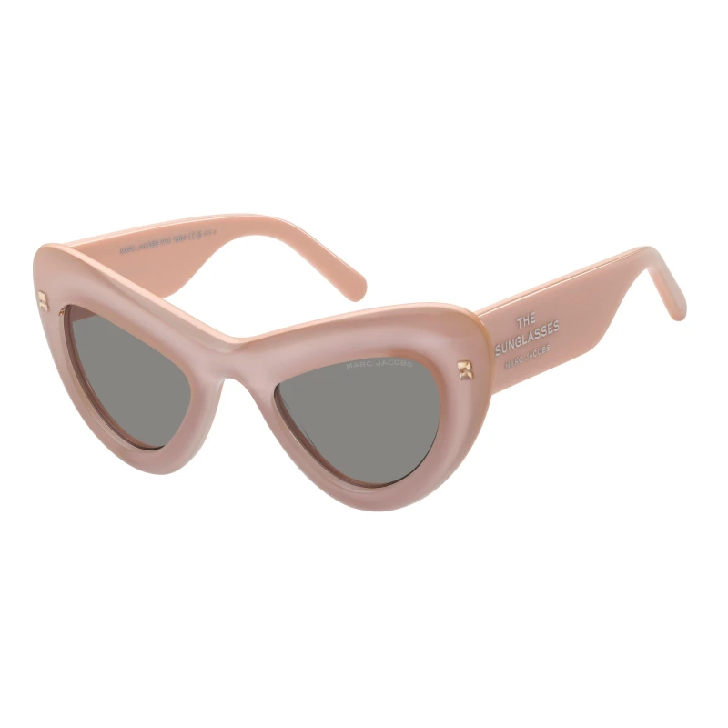 Image of Marc Jacobs Womens Cat Eye Round Sunglasses Crystal Pink female 48 cm