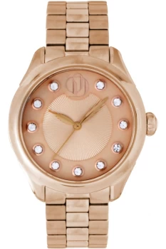 Image of Womens Project D By Rotary PDB011-W-25-X Ladies Stainless Steel Bracelet Watc Colour - Rose Gold