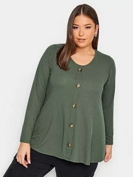 Image of Yours Yours Rib Top Black