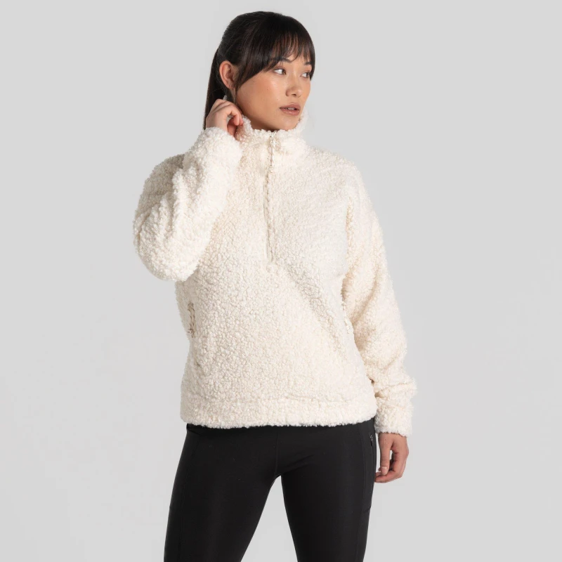 Image of Craghoppers Womens Crag Ciara Half-Zip Fleece Calico female 10 (S)
