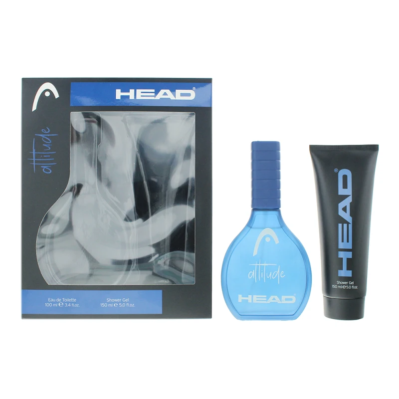 Image of Head Attitude 2 Piece Gift Set: Eau de Toilette 100ml - Shower Gel 150ml