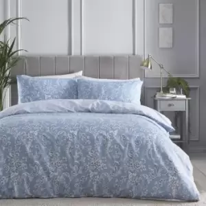 Image of Wedgewood Duvet Cover Set Reversible Bedding Blue
