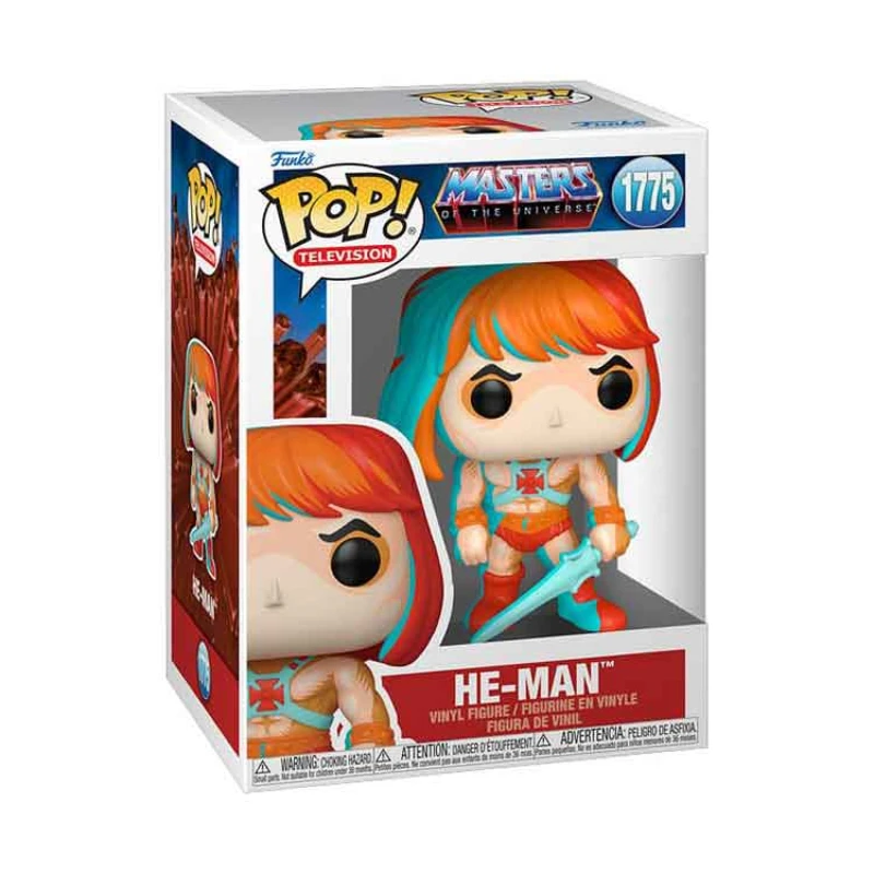 Image of AJ Toys & Books Funko Masters of the Universe POP! Television Vinyl Figure He-Man (Comic Deco)