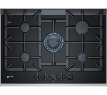 Image of NEFF N90 T27TA69N0 Gas Hob - Black