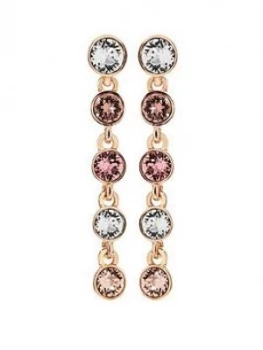 Image of Jon Richard Sw Rose Gold Tennis Earring
