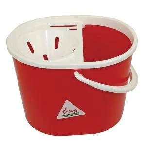 Image of Lucy 15 Litre Mop Bucket Red L1405291