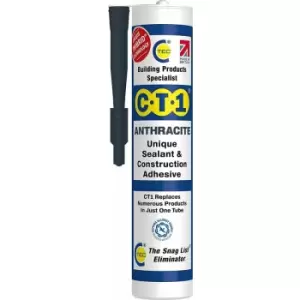 Image of Anthracite - Building Sealant & Adhesive Snag Tube for Virtually Any Material (1) - CT1